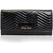 MIUMIU ミュウミュウ　レザーウォレット　財布 MIUMIU (ミュウミュウ) マテラッセレザー エンベロープ ミニ